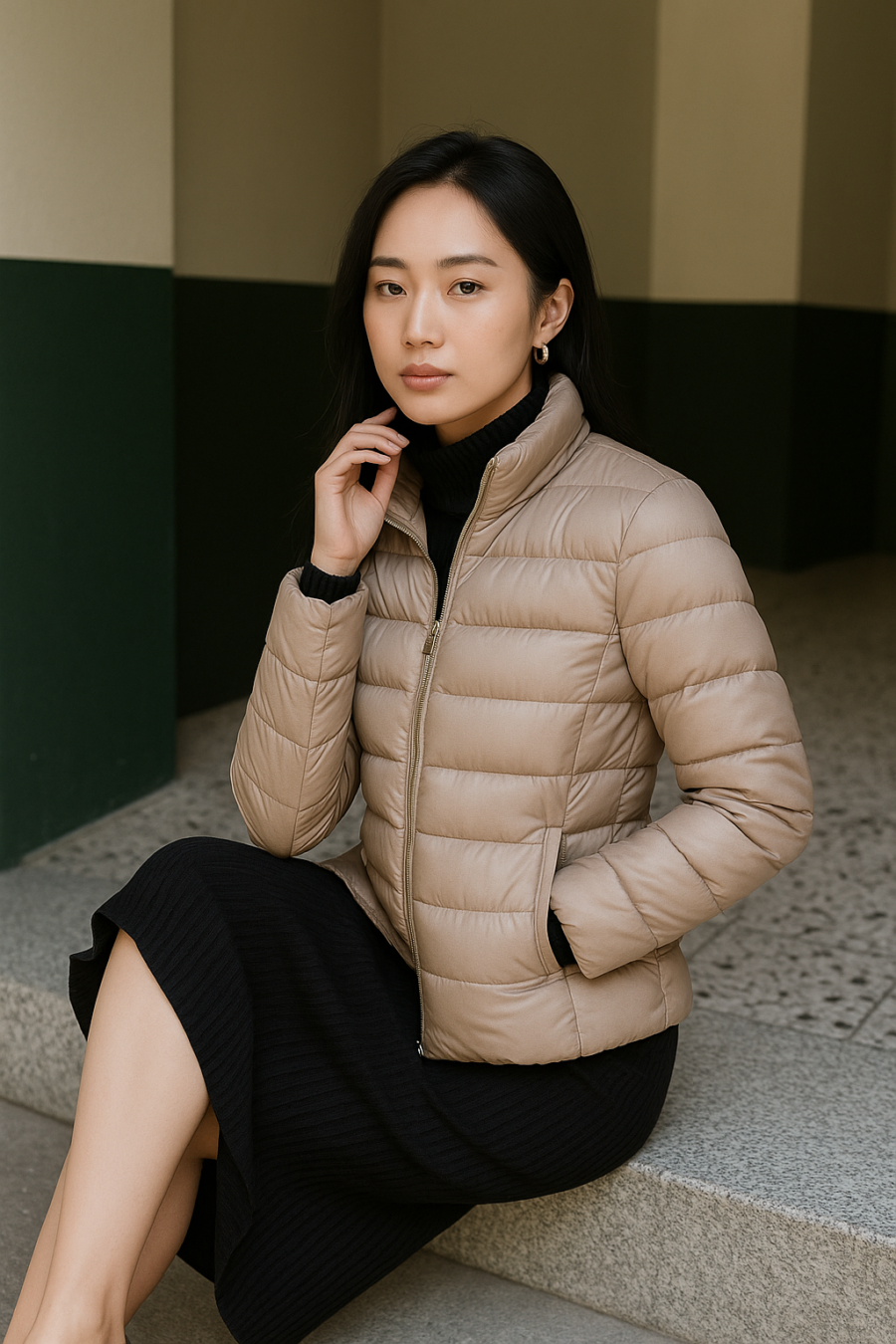 Lightweight Puffer Jacket (Spring Style)