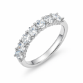 Sparkling Moissanite Diamond Ring