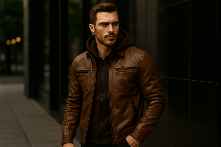 Men’s Autumn Leather Coat