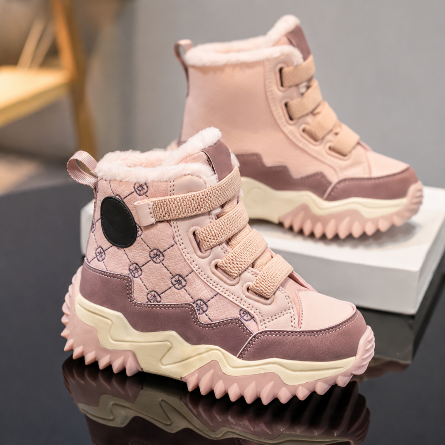 Image 28 may 2026, 07_47_48 p.m. Kids’ Winter High Top Sneakers Plush Warm Outdoor Shoes