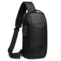 Men’s Black Crossbody Chest Bag Men’s black crossbody chest bag with adjustable shoulder strap