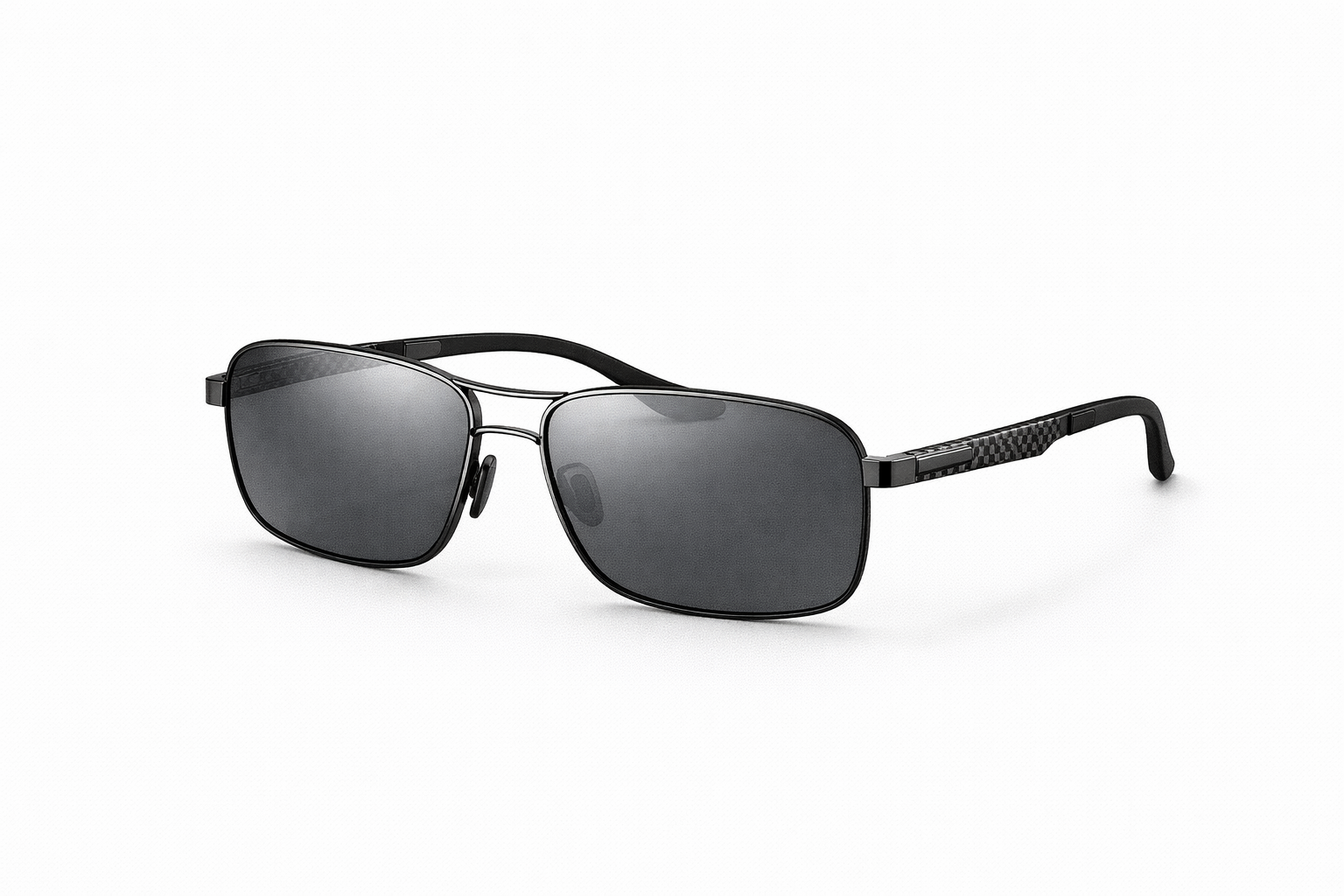 Men's black sunglasses for casual everyday outfits